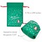 Wrapables Non-Woven Christmas Holiday Drawstring Gift Bags for Party Favors, Goodie Bag, Treats, Gift Wrap, Parties (Set of 8)